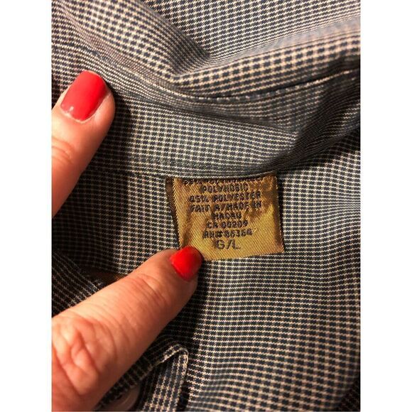 Design II Riviera Size Large Button Long Sleeve - Picture 5 of 5